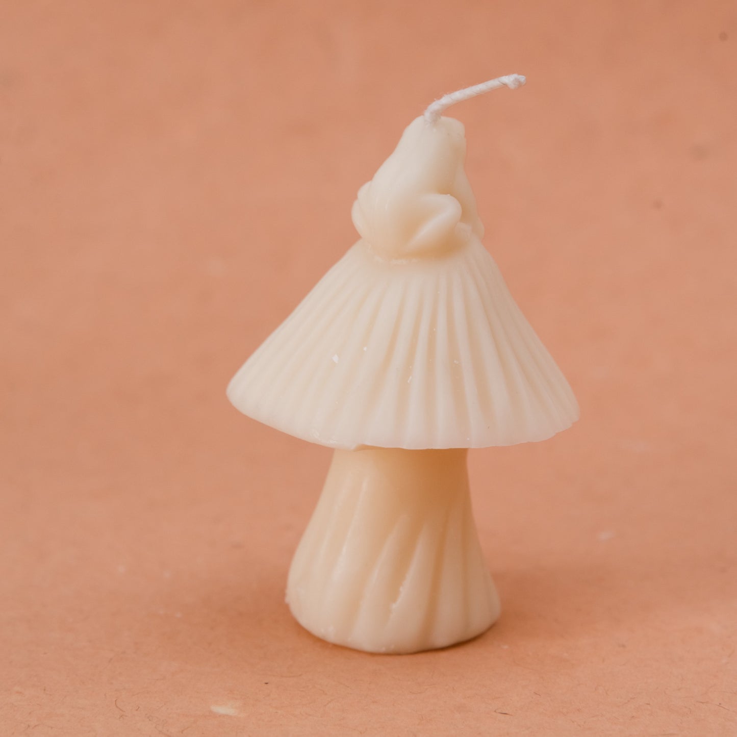 Mushroom shaped Pillar Candles in Coffee and Floral fragrances