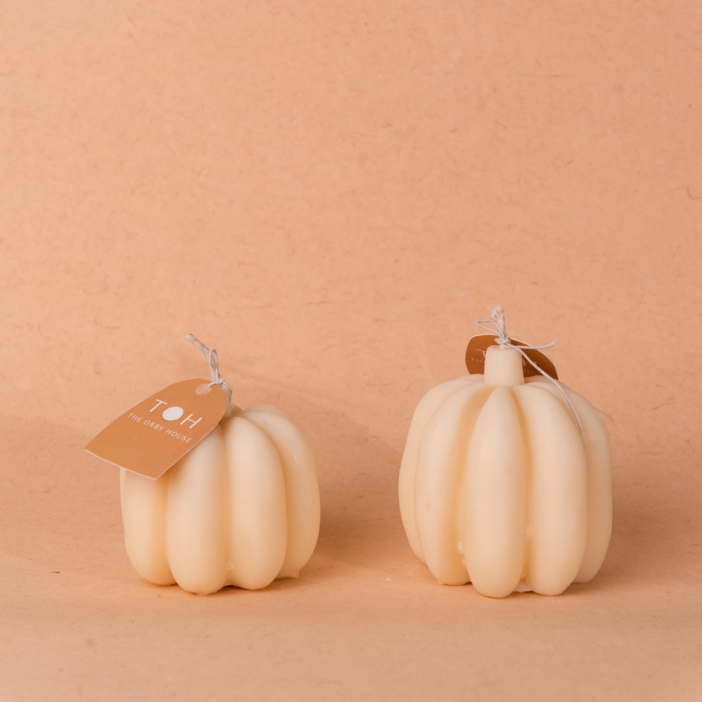 Pumpkin Pillar Candle (Medium size)
