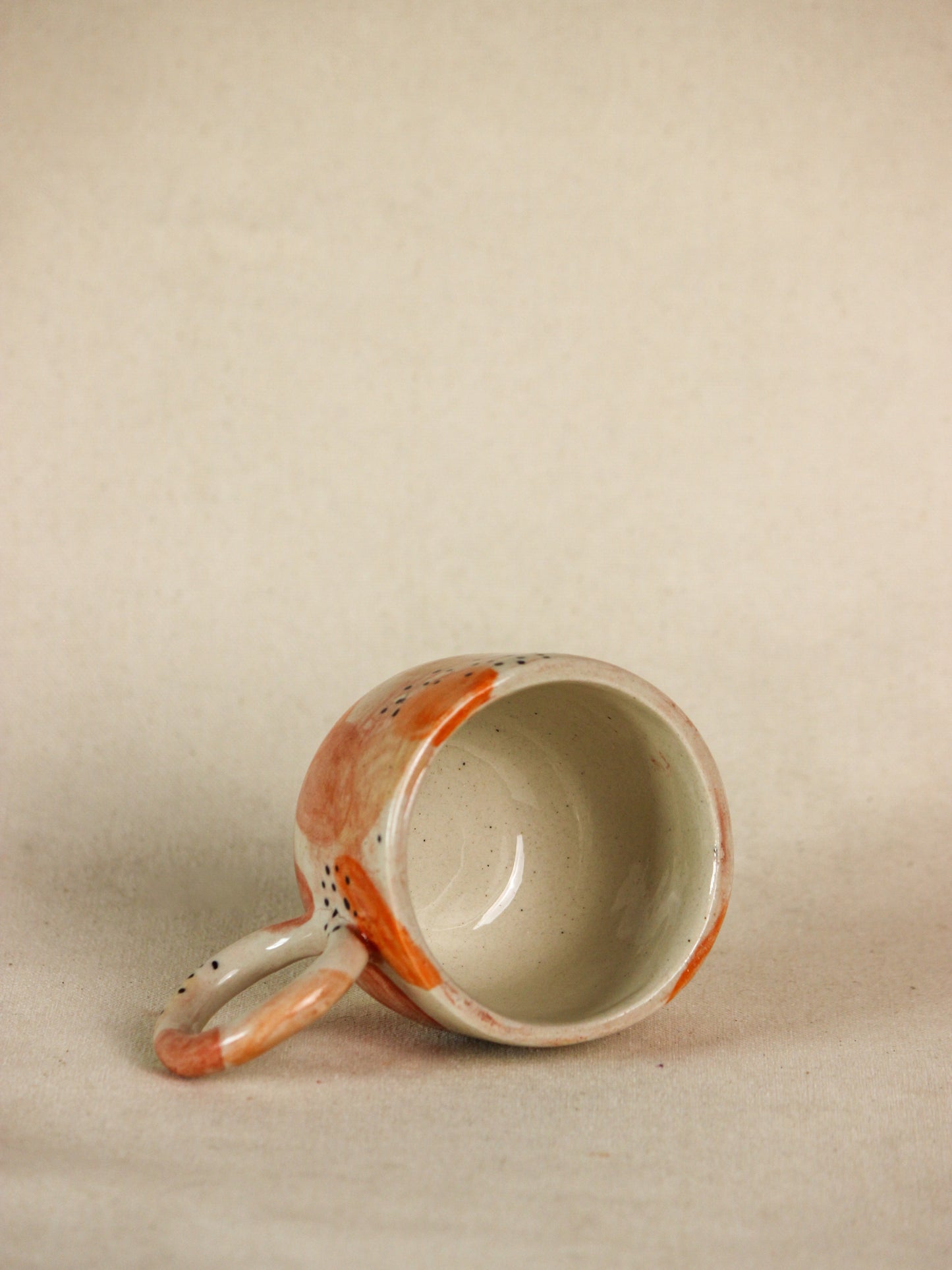 Cute Orange Citrus Twist Designer Ceramic Coffee , Tea, Milk Mug