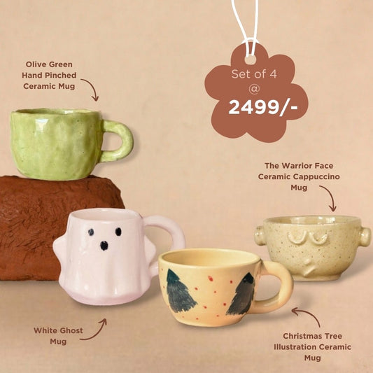 Quirky Ceramic Mugs Bundle