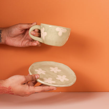 Mint Ceramic Cup for Coffee / Tea / Milk