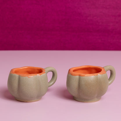 Ceramic Pumpkin Tea Cup