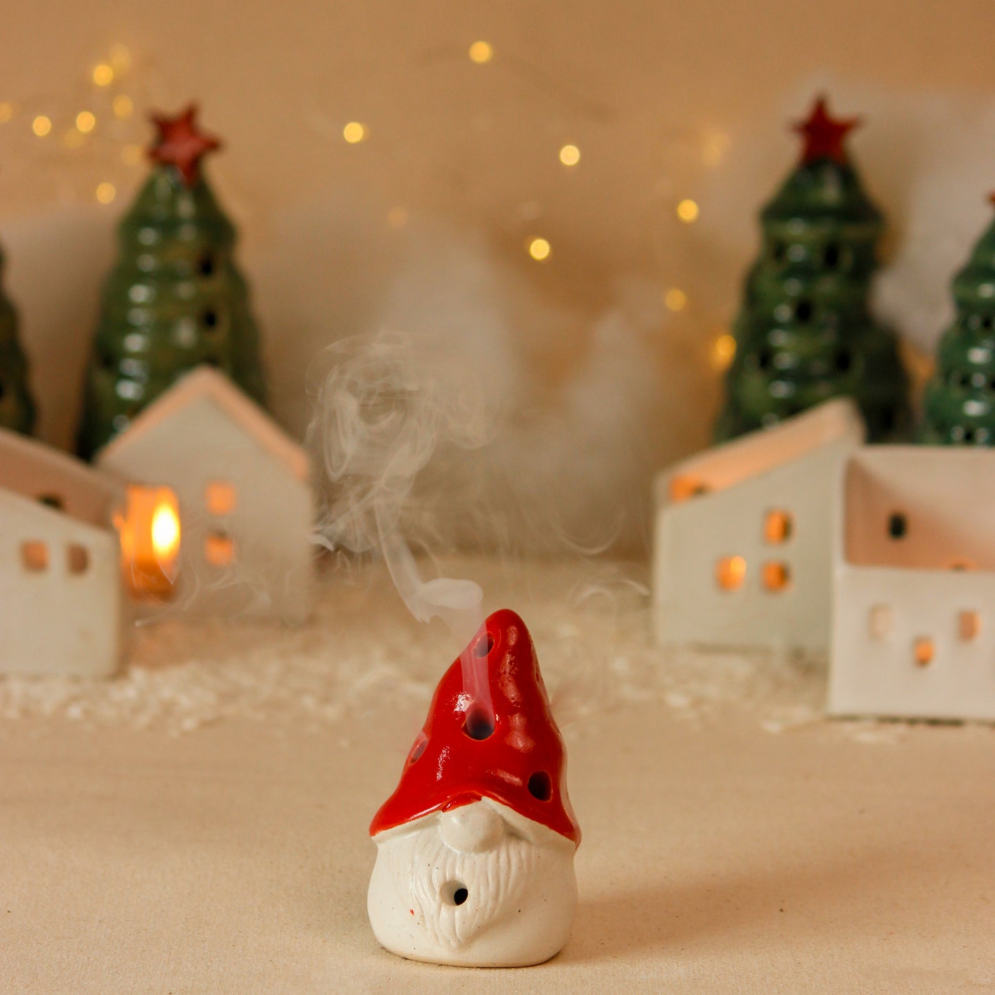 Santa Clause Christmas Incense Smoker