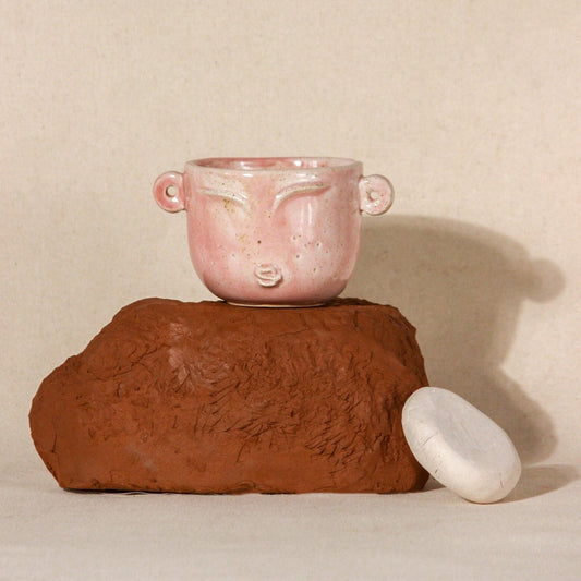 The Sage Face Pink Ceramic Coffee Mug