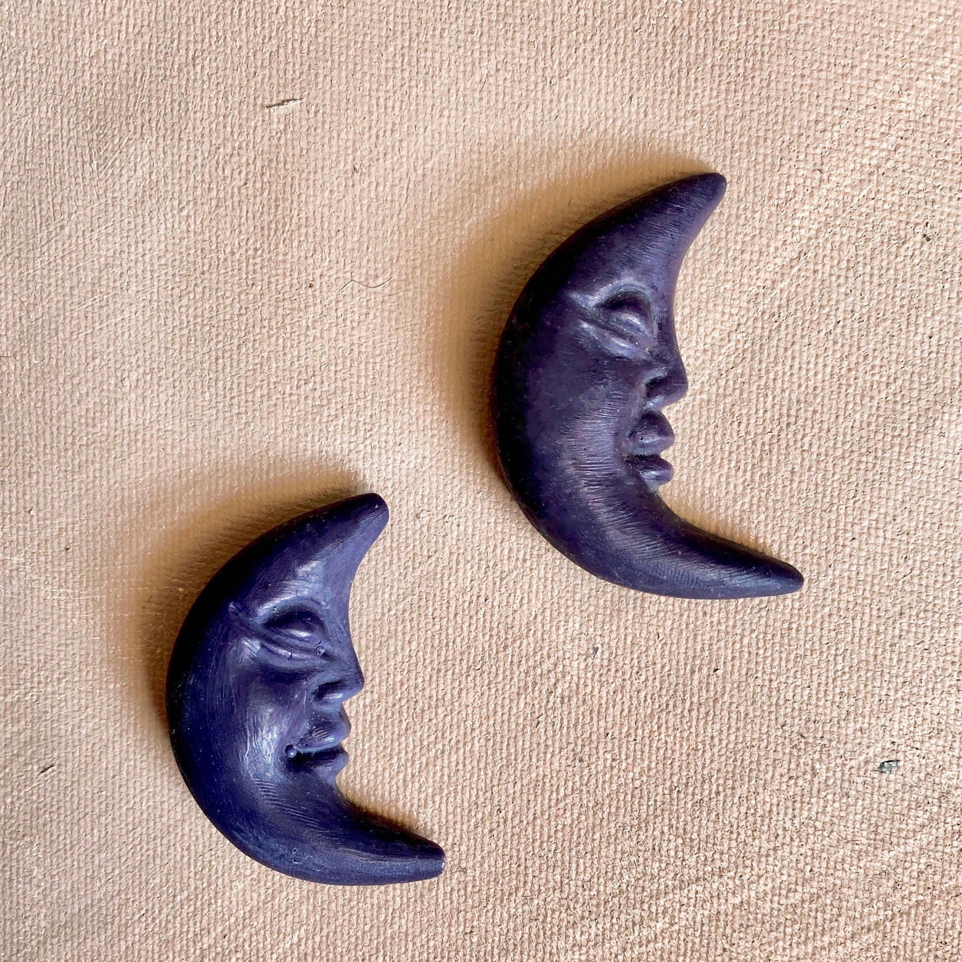 Scented Blue Moon Shaped Candles - Set of 12