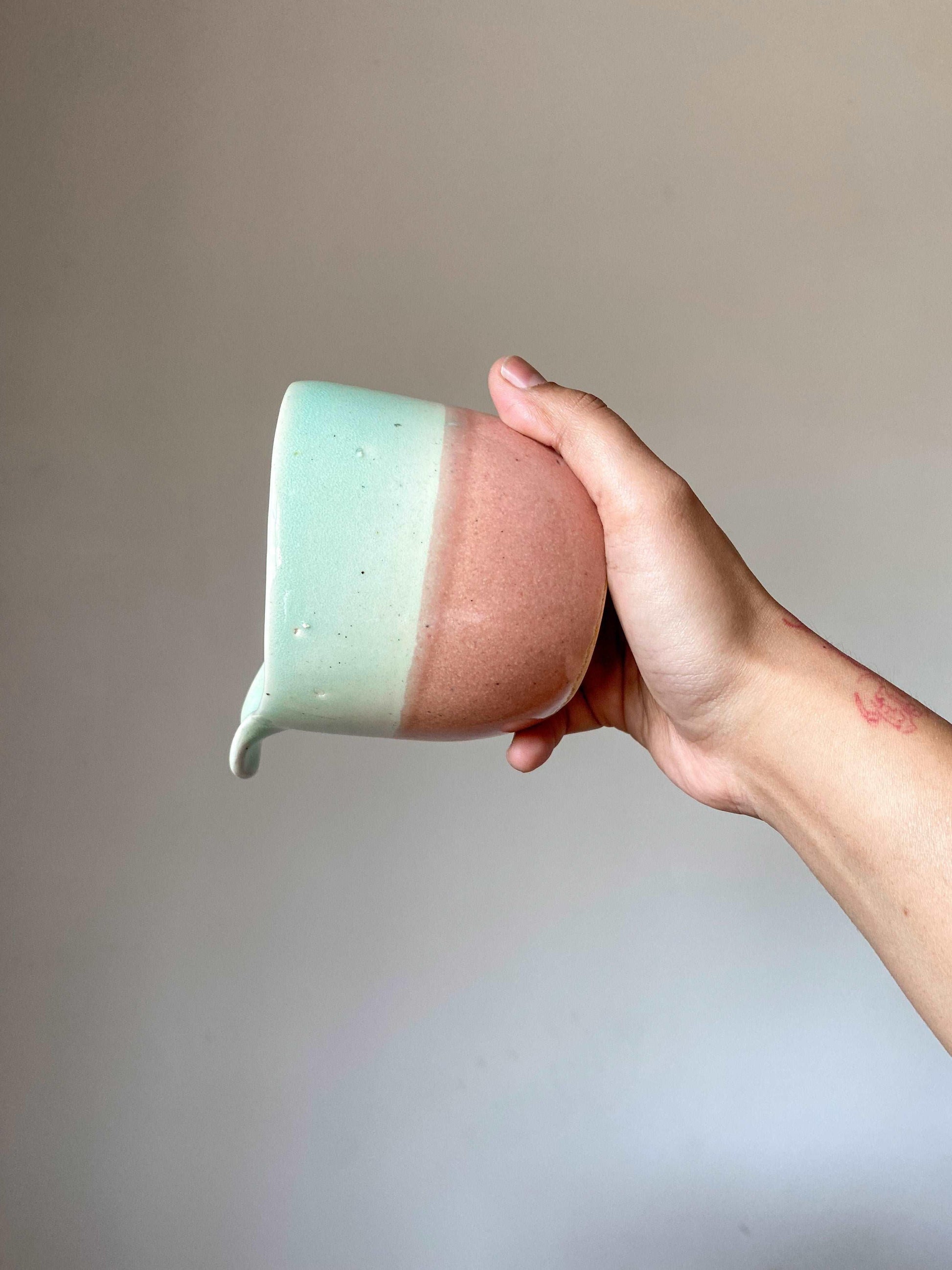 Pastel Milk Creamer Mug