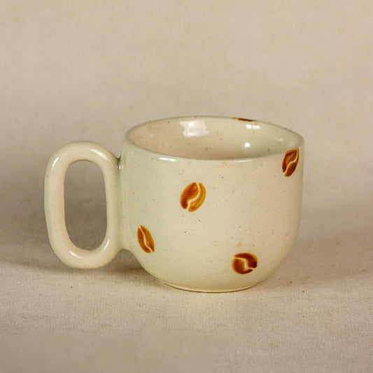Cute , Handmade and Ecofriendly Coffee Bean Design Coffee , Tea and Milk Mug 