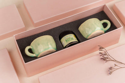 Ceramic Matcha Cup Set Gift Hamper - TOH