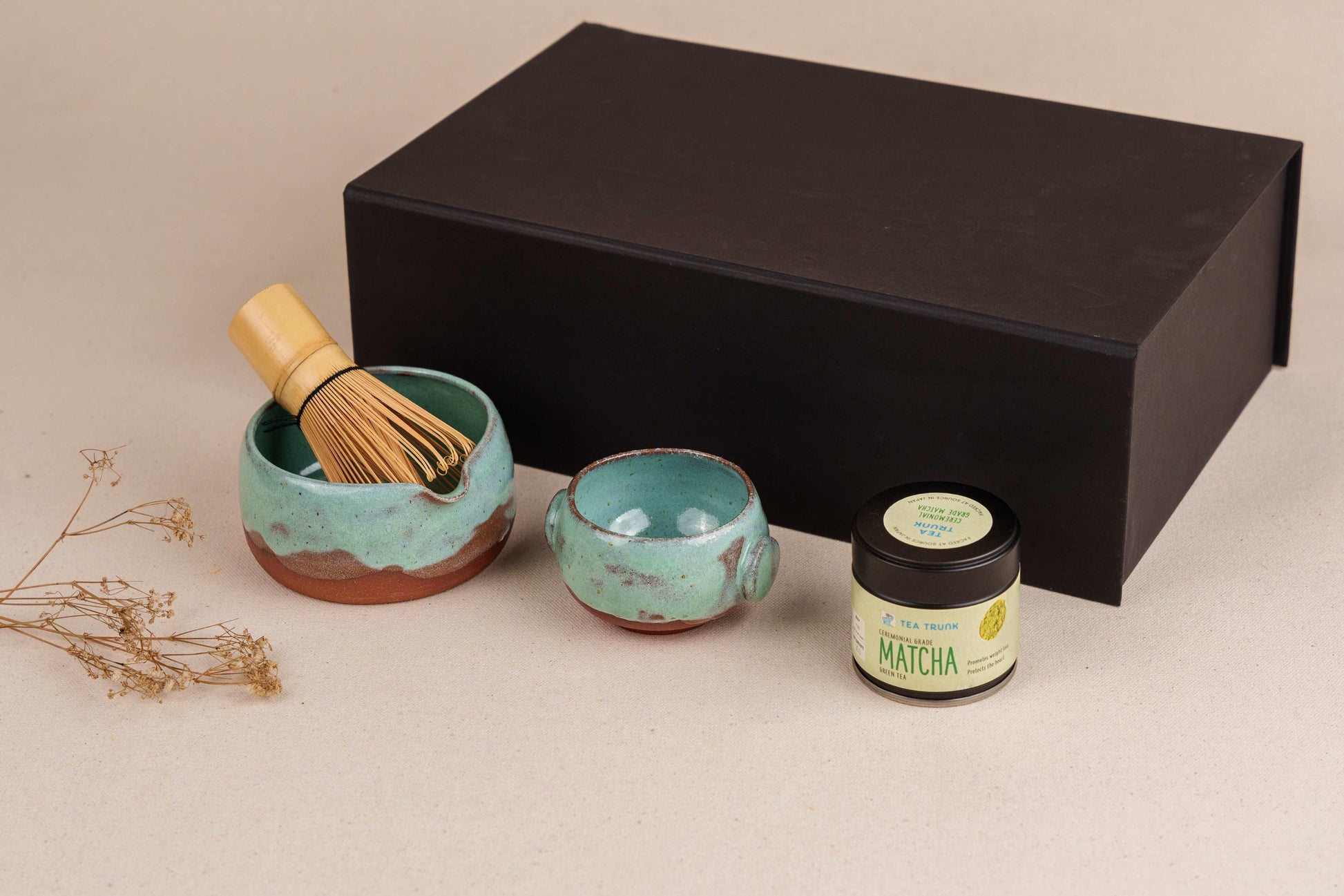 Japanese Style Ceramic Matcha Bowl Set Gift Hamper - TOH