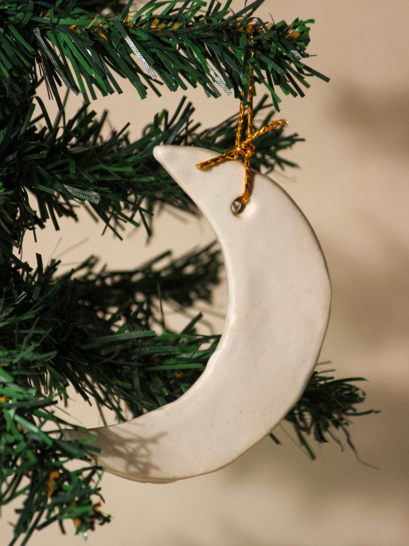 Ceramic Christmas Tree Ornaments, (set of 10) & (set of 5)
