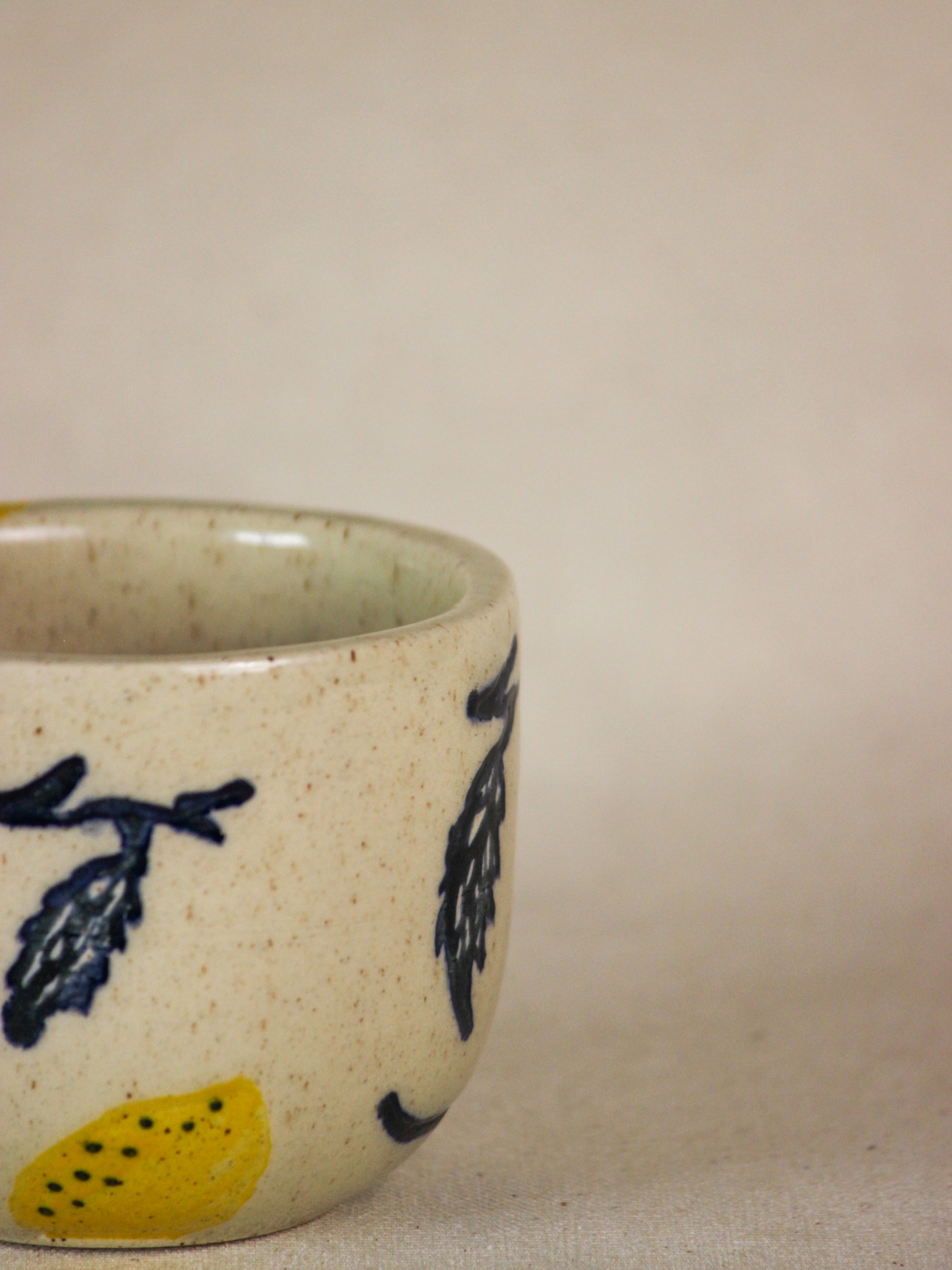 Cute Yellow Lemon Citrus Grove Ceramic Coffee , Tea, Milk Mug