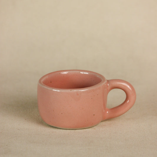 Pastel Pink Hand Pinched Ceramic Cup Set for Coffee , Tea ,Milk -available in set of 2,4 and 6