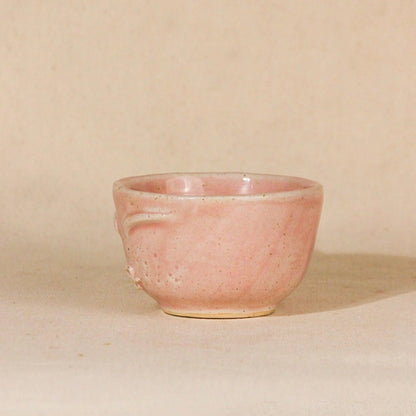 The Sage Face Ceramic Cappuccino Mug in Pink color- THE ORBY HOUSE